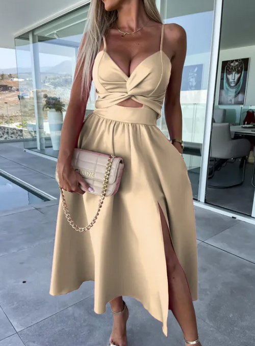 Elegante jurk met rondingen