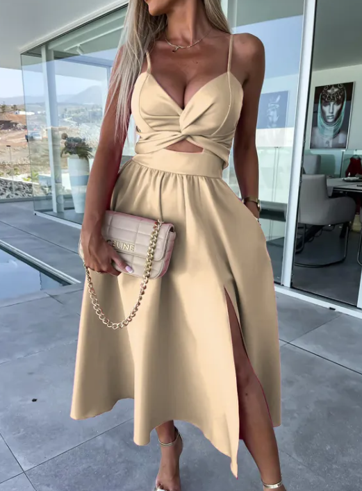 Elegante jurk met rondingen