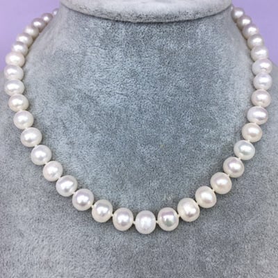 Ketting met natuurlijke zoetwaterparels
